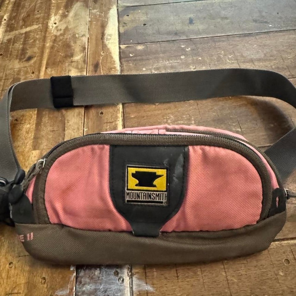 Mountainsmith Vibe II Lumbar Pack Pink Brown Waist Bag Fanny Pack Hiking Travel